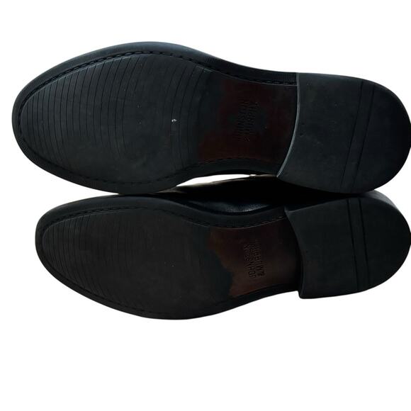 Johnston & Murphy Tabor Black Calf Skin 9M Cap Toe Dress Shoe Oxfords Lace Up - Picture 2 of 8